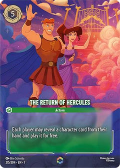 The Return of Hercules (Enchanted) (215/204) [Archazias Island] Holofoil - Deck Out Gaming
