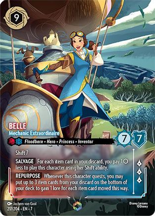 Belle - Mechanic Extraordinaire (Enchanted) (217/204) [Archazias Island] Holofoil - Deck Out Gaming
