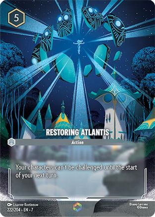 Restoring Atlantis (Enchanted) (222/204) [Archazias Island] Holofoil - Deck Out Gaming