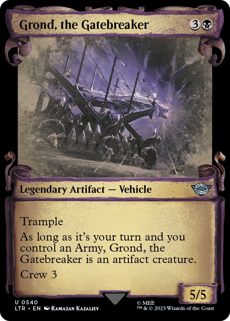 Grond, the Gatebreaker (Showcase Scrolls) (540) [The Lord of the Rings: Tales of Middle-earth] - Deck Out Gaming