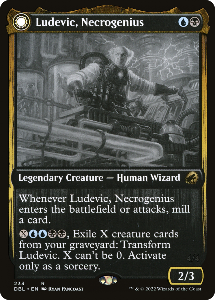 Ludevic, Necrogenius (233) [Innistrad: Double Feature] - Deck Out Gaming