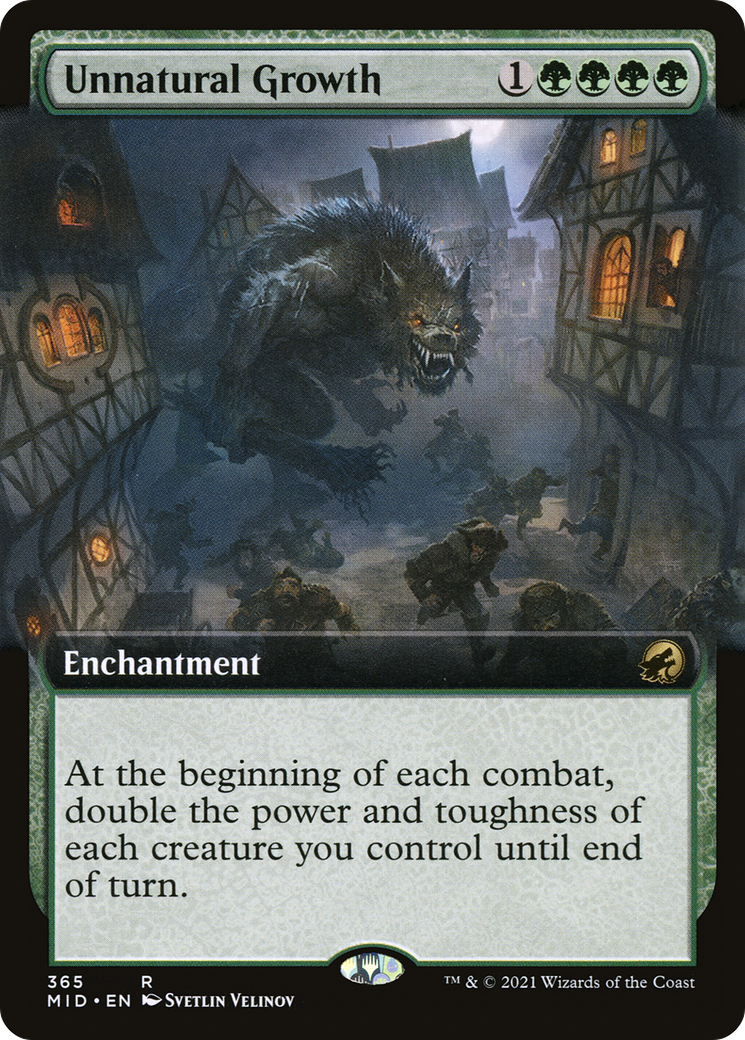 Unnatural Growth (Extended Art) (365) [Innistrad: Midnight Hunt] - Deck Out Gaming