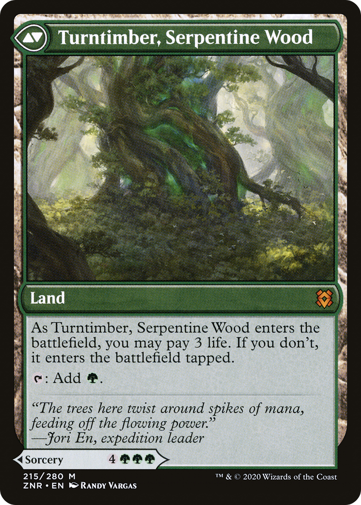 Turntimber Symbiosis (215) [Zendikar Rising] foil - Deck Out Gaming