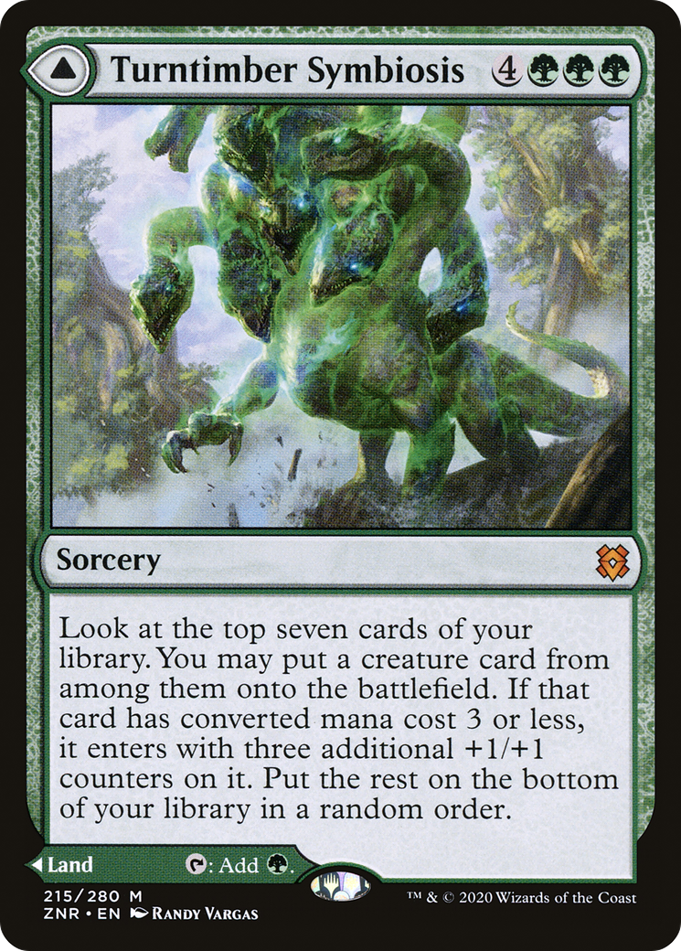 Turntimber Symbiosis (215) [Zendikar Rising] - Deck Out Gaming