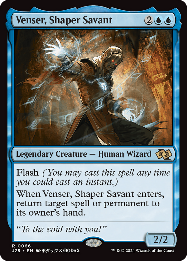 Venser, Shaper Savant (Anime) (66) [Foundations Jumpstart] - Deck Out Gaming