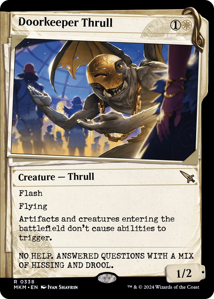 Doorkeeper Thrull (Showcase) (338) [Murders at Karlov Manor] - Deck Out Gaming