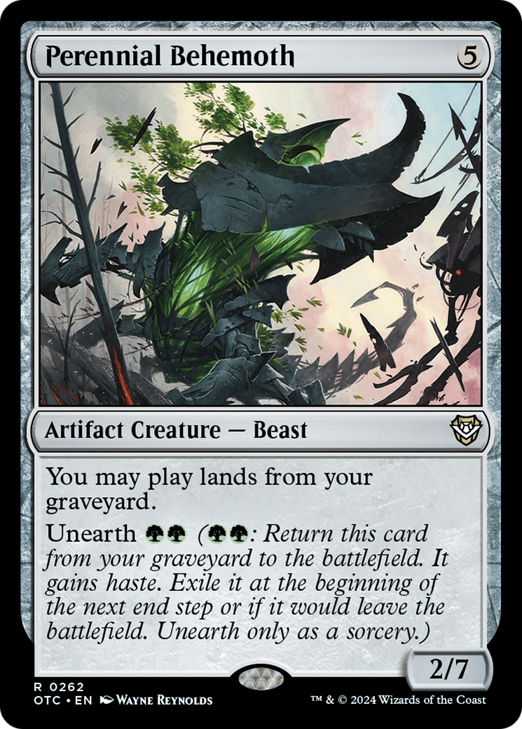 Perennial Behemoth (262) [Outlaws of Thunder Junction Commander] - Deck Out Gaming