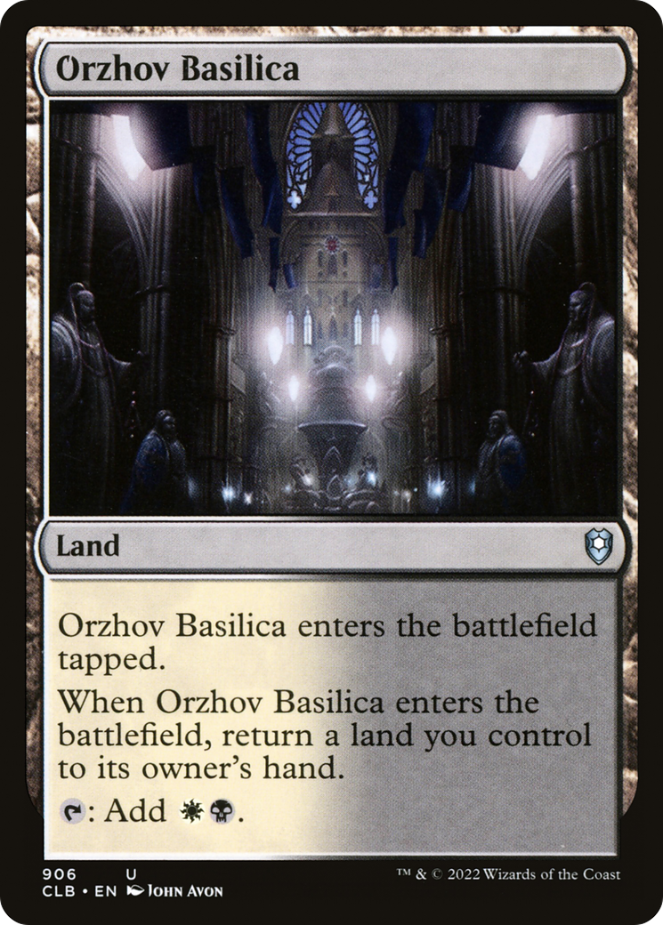 Orzhov Basilica (906) [Commander Legends: Battle for Baldur's Gate] - Deck Out Gaming