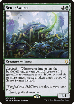 Scute Swarm (203) [Zendikar Rising] foil - Deck Out Gaming