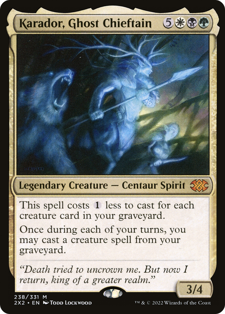 Karador, Ghost Chieftain (238) [Double Masters 2022] - Deck Out Gaming