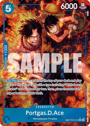 Portgas.D.Ace (TR) (OP08-052) [Royal Blood] Foil - Deck Out Gaming