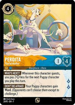 Perdita - Playful Mother (21) [Disney Lorcana Promo Cards] Cold Foil - Deck Out Gaming