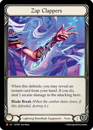 Zap Clappers (AST005) [Armory Deck: Aurora] Rainbow Foil - Deck Out Gaming