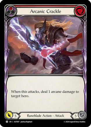 Arcanic Crackle (Red) (AST007) [Armory Deck: Aurora] - Deck Out Gaming