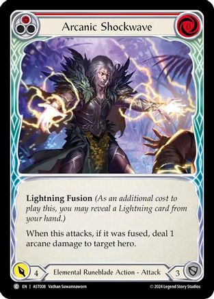 Arcanic Shockwave (Red) (AST008) [Armory Deck: Aurora] - Deck Out Gaming