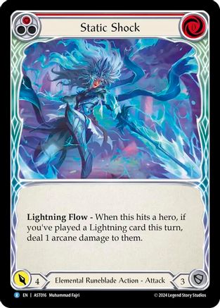 Static Shock (Red) (AST016) [Armory Deck: Aurora] - Deck Out Gaming