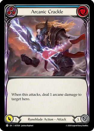 Arcanic Crackle (Blue) (AST024) [Armory Deck: Aurora] - Deck Out Gaming