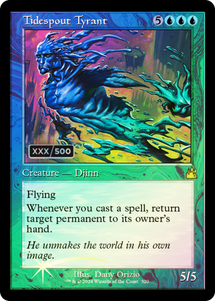 Tidespout Tyrant (Retro Frame) (Serial Numbered) (320) [Ravnica Remastered] foil - Deck Out Gaming
