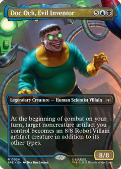 Doc Ock, Evil Inventor (Borderless) (24) [Marvel's Spider-Man: Eternal-Legal] foil - Deck Out Gaming