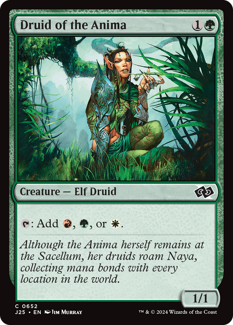 Druid of the Anima (652) [Foundations Jumpstart] - Deck Out Gaming
