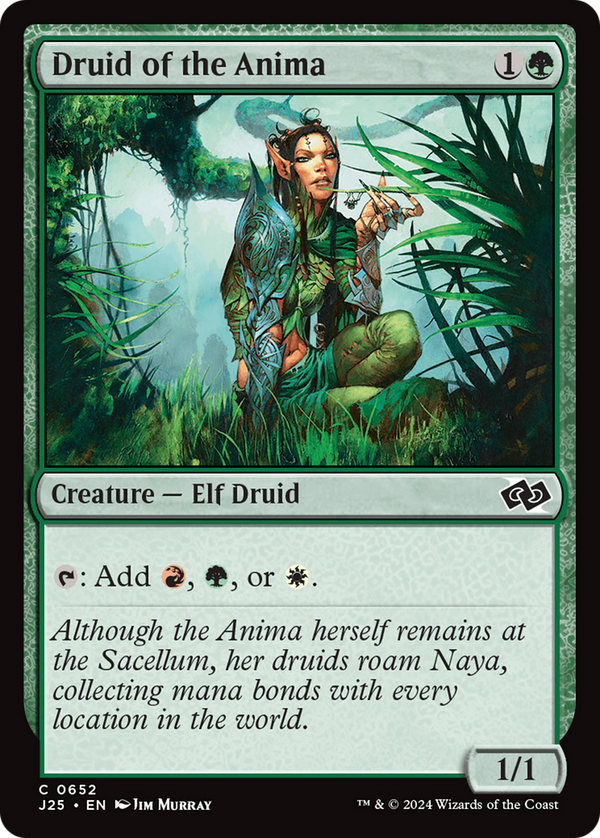 Druid of the Anima (652) [Foundations Jumpstart] - Deck Out Gaming