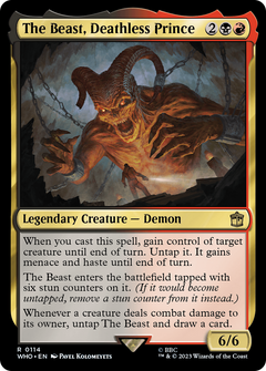 The Beast, Deathless Prince (114) [Doctor Who] foil - Deck Out Gaming