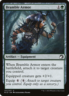 Bramble Armor (171) [Innistrad: Midnight Hunt] foil - Deck Out Gaming
