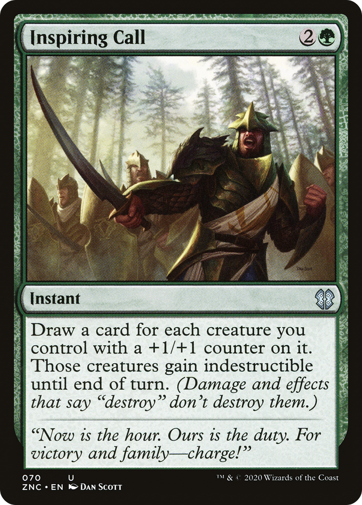 Inspiring Call (70) [Commander: Zendikar Rising] - Deck Out Gaming