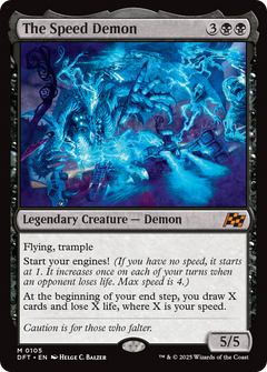 The Speed Demon (105) [Aetherdrift] foil - Deck Out Gaming