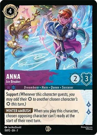 Anna - Ice Breaker (19) [Disney Lorcana Promo Cards] Cold Foil - Deck Out Gaming