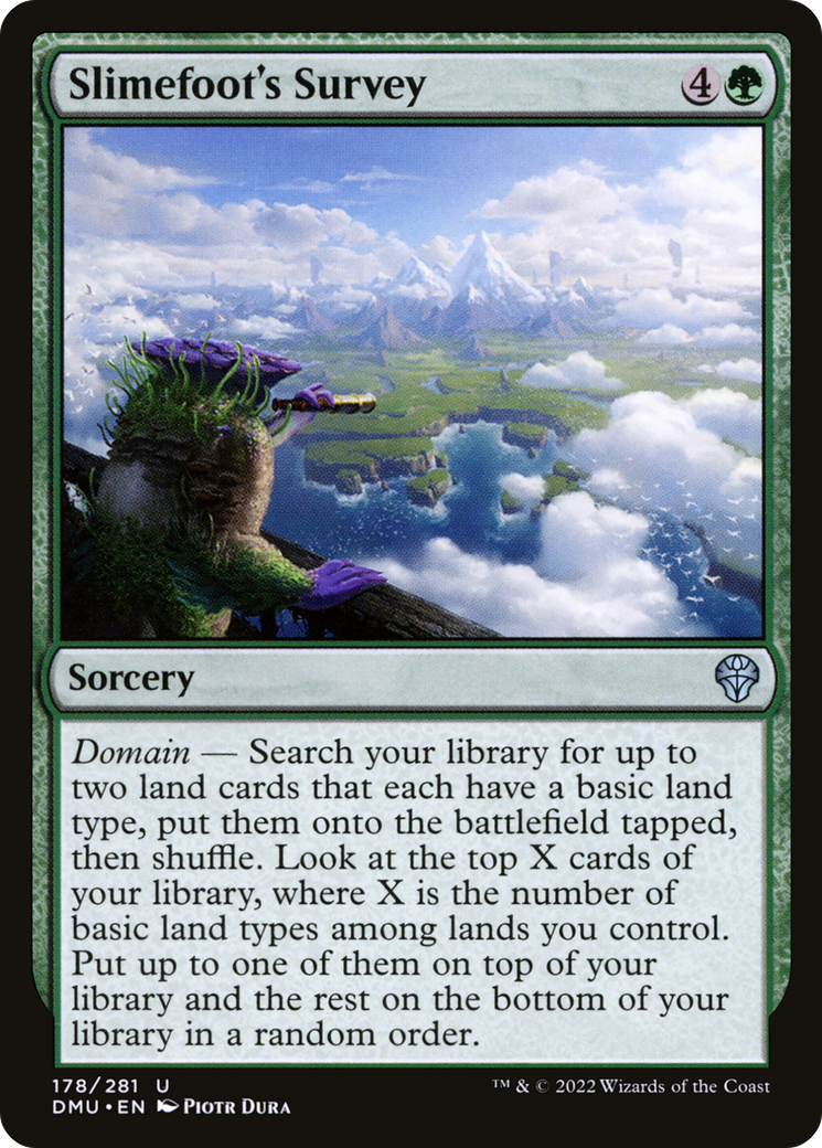 Slimefoot's Survey (178) [Dominaria United] foil - Deck Out Gaming
