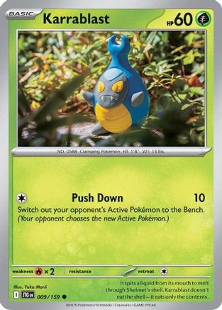 Karrablast (9) [SV09: Journey Together] Reverse Holofoil - Deck Out Gaming
