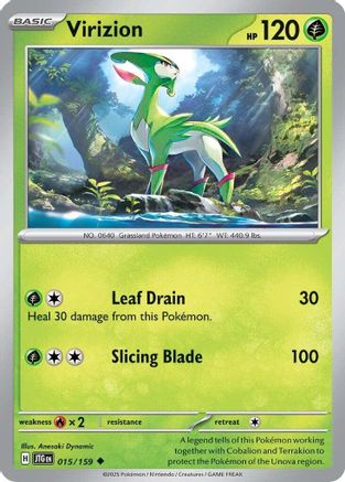 Virizion (15) [SV09: Journey Together] - Deck Out Gaming