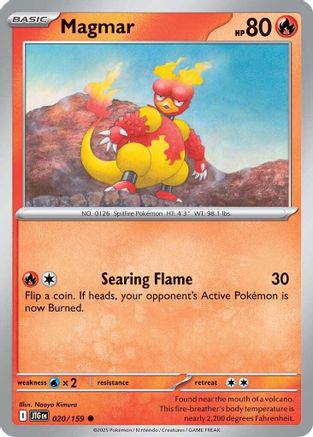 Magmar (20) [SV09: Journey Together] Reverse Holofoil - Deck Out Gaming
