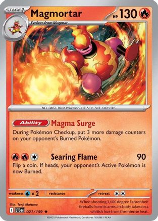 Magmortar (21) [SV09: Journey Together] Reverse Holofoil - Deck Out Gaming