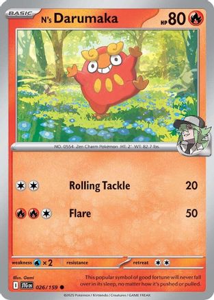 N's Darumaka (26) [SV09: Journey Together] - Deck Out Gaming
