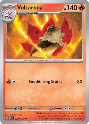 Volcarona (29) [SV09: Journey Together] Reverse Holofoil - Deck Out Gaming
