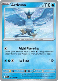 Articuno - 032/159 (32) [SV09: Journey Together] Reverse Holofoil - Deck Out Gaming