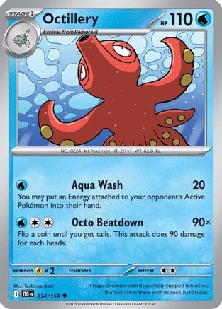 Octillery (34) [SV09: Journey Together] Reverse Holofoil - Deck Out Gaming