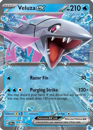 Veluza ex (43) [SV09: Journey Together] Holofoil - Deck Out Gaming