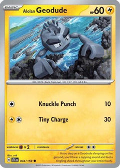 Alolan Geodude (44) [SV09: Journey Together] - Deck Out Gaming