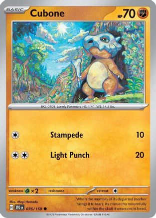 Cubone (76) [SV09: Journey Together] - Deck Out Gaming