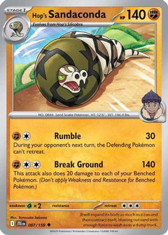 Hop's Sandaconda (87) [SV09: Journey Together] Reverse Holofoil - Deck Out Gaming