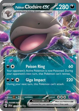 Paldean Clodsire ex (94) [SV09: Journey Together] Holofoil - Deck Out Gaming