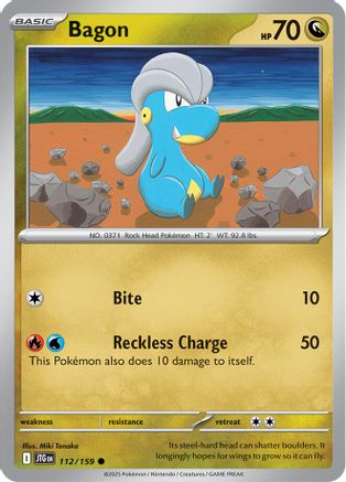 Bagon (112) [SV09: Journey Together] - Deck Out Gaming