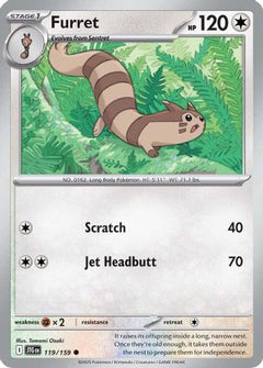 Furret - 119/159 (119) [SV09: Journey Together] Reverse Holofoil - Deck Out Gaming