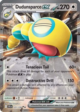 Dudunsparce ex - 121/159 (121) [SV09: Journey Together] Holofoil - Deck Out Gaming