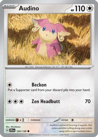 Audino (124) [SV09: Journey Together] Reverse Holofoil - Deck Out Gaming