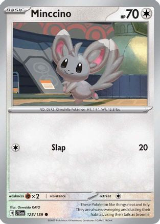 Minccino (125) [SV09: Journey Together] Reverse Holofoil - Deck Out Gaming