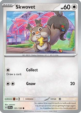 Skwovet (131) [SV09: Journey Together] - Deck Out Gaming